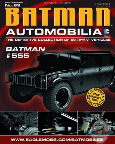 Dc Batman Automobilia Figurine #69 Batman #555 Eaglemoss