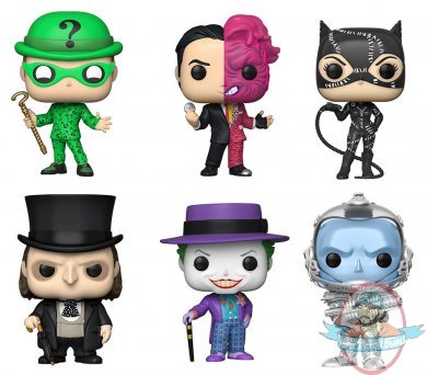 Pop! Heroes: Batman Forever Set of 6 Vinyl Figures Funko