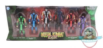 Mortal Kombat 4 Inch  Ninja set of 6 Action Figure