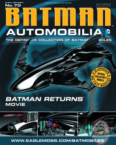Dc Batman Automobilia Figurine #70 Batman Returns Movie Sub Eaglemoss