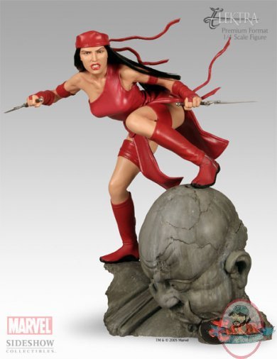 Marvel Elektra Red Outfit Premium Format Figure Sideshow JC