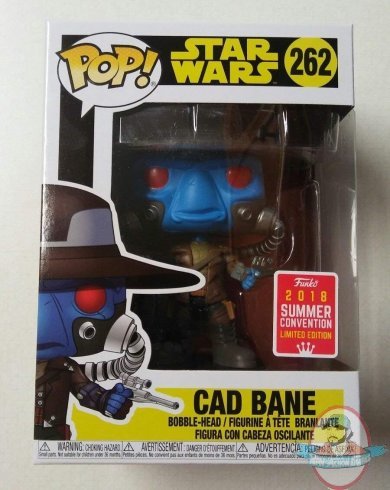 SDCC 2018 Pop! Star Wars Cad Bane #262 Vinyl Figure Funko