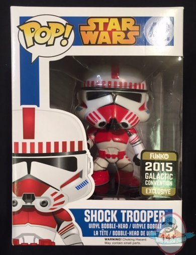 Pop Star Wars Shock Trooper Galactic Convention Exclusive #42 Funko JC