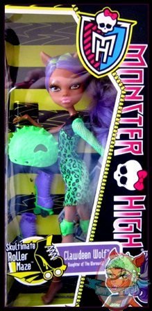 Monster High Roller Maze Clawdeen Wolf Doll by Mattel