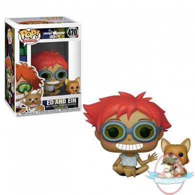 POP! & Buddy Animation Cowboy BeBop Series 2 Edward & Ein #470 Funko