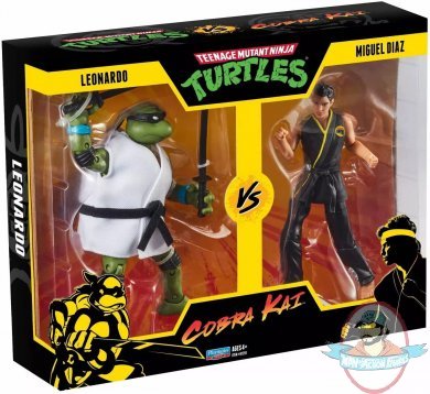 TMNT vs.Cobra Kai Leo vs. Miguel Diaz 2 Pack Playmates