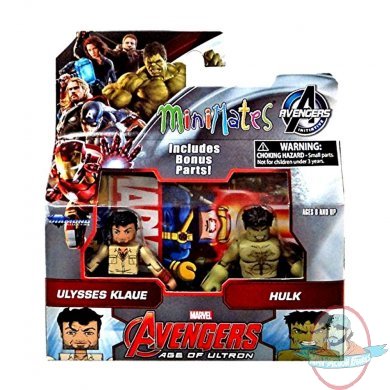 Marvel Minimates Wave 63 Avengers Second Ulysses Klaue & Hulk 