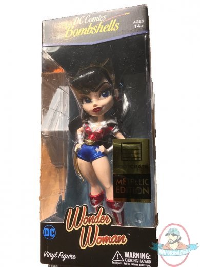 DC Bombshells Wonder Woman Metallic Edition Vinyl Figure JC