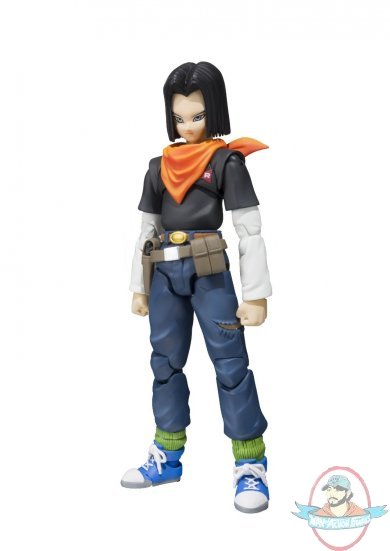 S.H. Figuarts Android 17 Dragon Ball Z Action Figure by Bandai | Man of ...