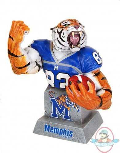 NCAA Mx Collectibles Memphis Tigers College Mascot Bust Cs Moore