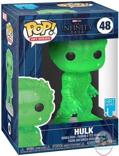 Pop! Art Series Marvel Infinity Saga Hulk Vinyl Figure #48 Funko
