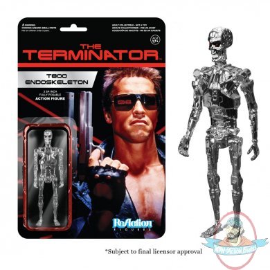 Terminator Chrome T-800 ReAction 3 3/4-Inch Retro Funko