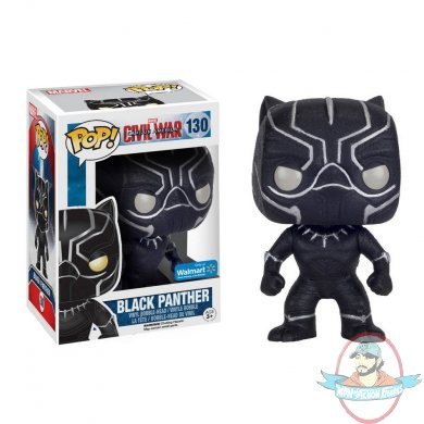 Pop! Marvel Captain America Black Panther Exclusive #130 Funko 