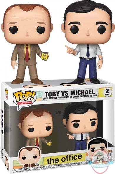 Pop! TV The Office Toby Vs Michael 2 Pack Vinyl Figures Funko