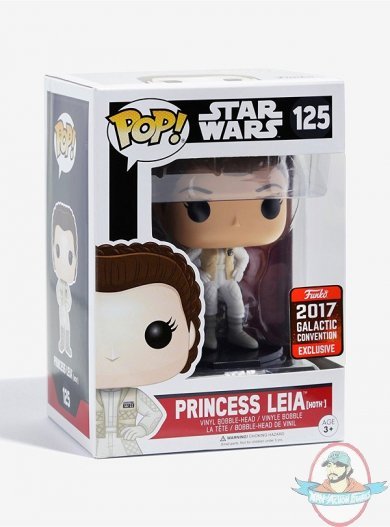 Pop! Star Wars Princess Leia #125 Exclusive Figure Funko 