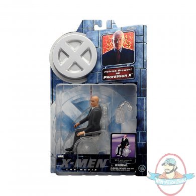 Marvel X-Men Professor X Patrick Stewart Clear Variant Toy Biz  JC