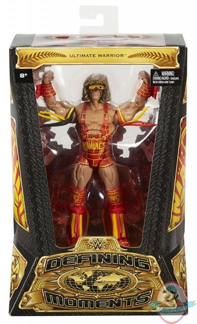 WWE Defining Moments Ultimate Warrior Elite Figure by Mattel