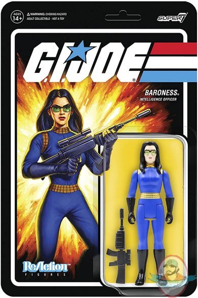 Gi Joe Baroness Wave 1A ReAction Figure Super 7