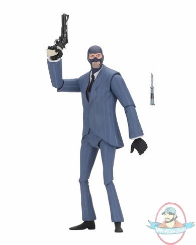 Team Fortress Series 3.5 Blue The Spy Action Figure Neca