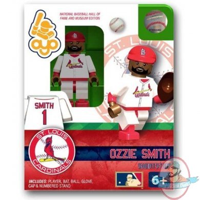 MLB St. Louis Cardinals Ozzie Smith Hall of Fame Mini Figurine Oyo