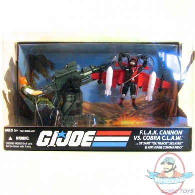 G.I.Joe Vehicle Claw Glider Stratoviper & Flak Cannon Outback