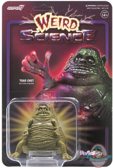 Weird Science Toad Chet NYCC Movie Accurate ReAction Super 7 