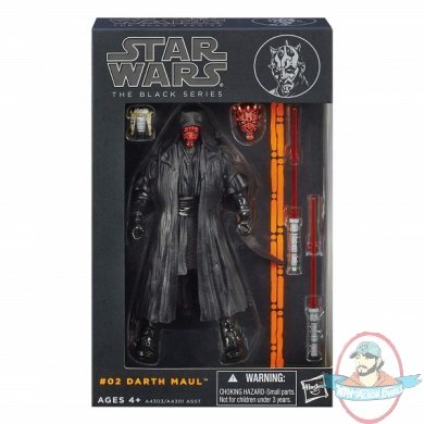 Star Wars Black Series Darth Maul 6 inch Figure Hasbro 