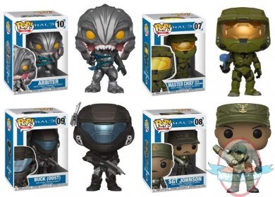 Pop! Halo Series 1 Set of 4 Vinyl Figures Funko