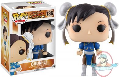 Pop! Games Street Fighter Chun-Li #136 Funko Damaged Pack