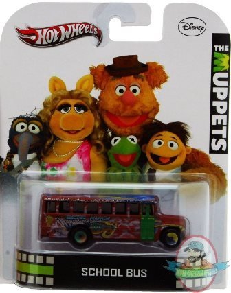 1:64 Scale Hot Wheels Retro Entertainment The Muppets School Bus 
