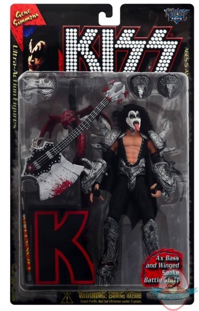 Kiss 1997 Gene Simmons with Letter Base 7 inch Figure McFarlane JC