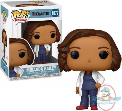 Pop! Tv Greys Anatomy Dr Bailey #1077 Vinyl Figure Funko