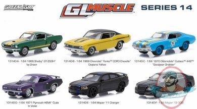 1:64 GL Muscle Series 14 Set of 6 by Greenlight