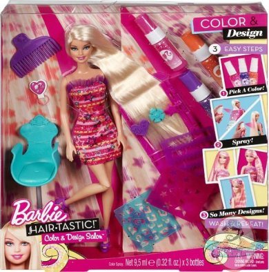 barbie hairtastic color and design salon