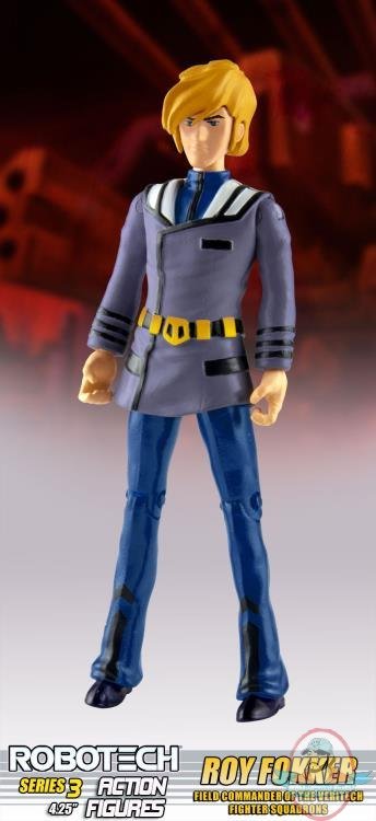 Robotech Series 3 Roy Fokker Poseable Figure by Toynami