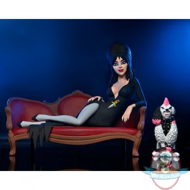 Elvira Toony Terrors: Elvira on Couch Figure Neca