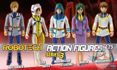 Robotech Series 3 set of 5 Poseable Figures by Toynami