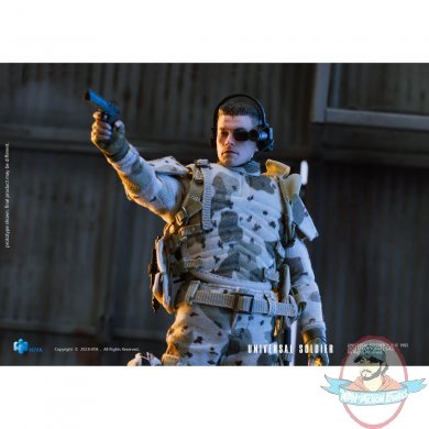 1/18 Scale Universal Soldier Luc Deveraux Figure PX Hiya Toys