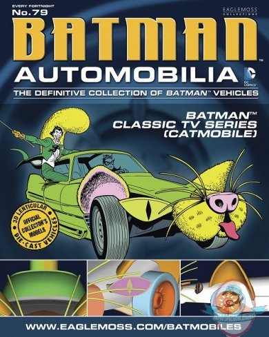 Dc Batman Automobilia Magazine #79 Classic Tv Catmobile Eaglemoss