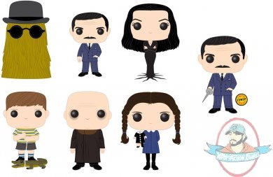 Pop! TV The Addams Family Set of 7 Vinyl Figures Funko