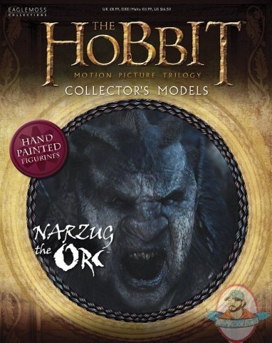 The Hobbit Motion Picture Collection #7 Narzug The Orc Eaglemoss