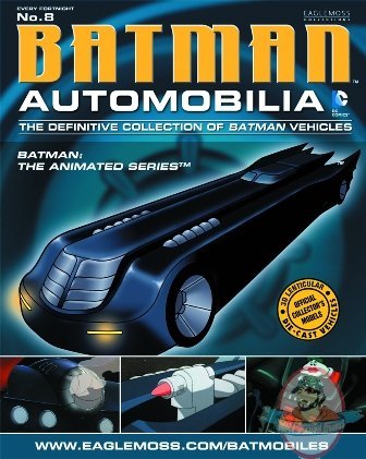 Dc Batman Automobilia Magazine # 8 Animated Series Eaglemoss JC