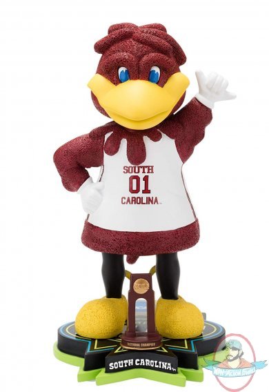 NCAA 2017 South Carolina National Champions Mascot Bobblehead Forever