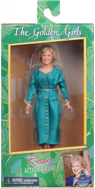 The Golden Girls 8" Clothed Rose Betty White Action Figure Neca