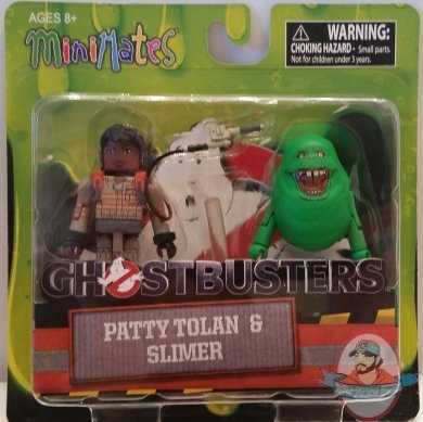 Ghostbusters 2016 Movie Minimates Series 1 Patty Tolan & Slimer