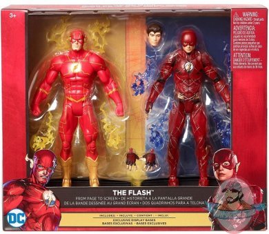 DC Comics Multiverse Flash 2 Pack Action Figure Mattel JC