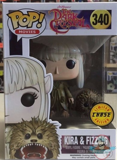 Pop! Movies The Dark Crystal CHASE Variant Kira & Fizzgig Figure Funko