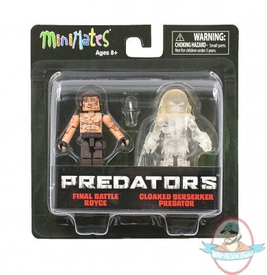 Predators Minimates Series 3 Royce & Cloaked Berserker Predator