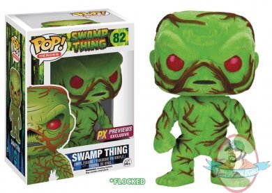 SDCC 2016 Dc Pop! Swamp Thing Scented Flocked Exclusive by Funko