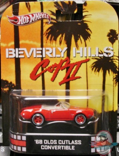 1:64 Hot Wheels Retro Beverly Hills 1968 Olds Cutlass Convertible